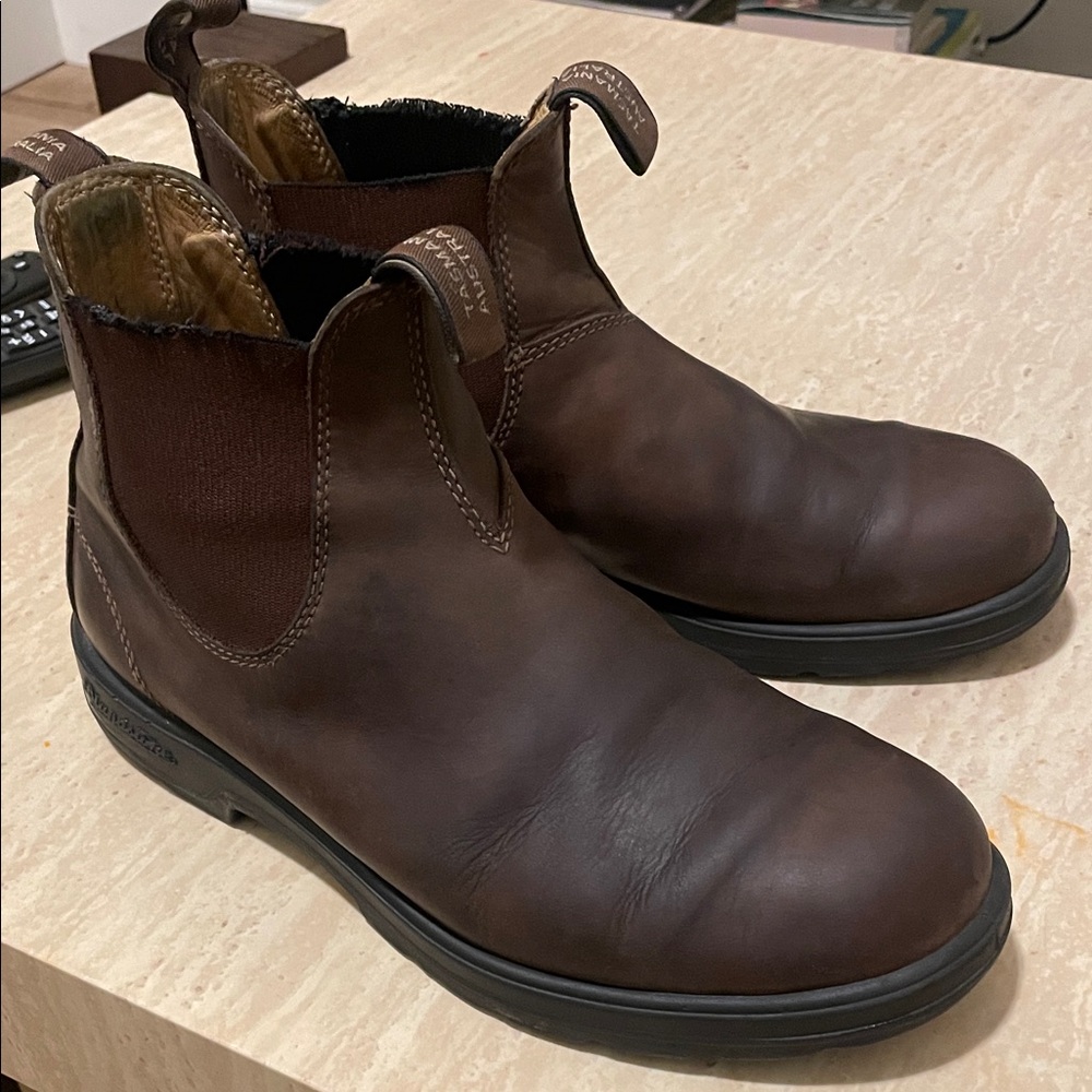 Blundstone Men's Dark Brown Leather Boots